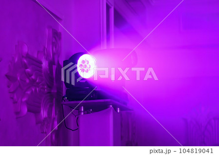 Spotlights of light music for lighting effect and synchronization with music. Spotlights of light music for lighting effect and synchronization with music. 104819041