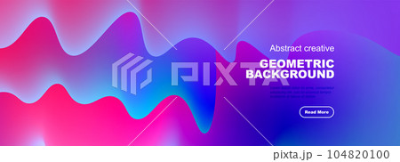 Dynamic liquid waves abstract background for covers, templates, flyers, placards, brochures, banners 104820100