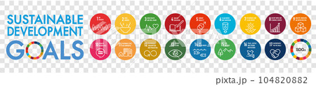 SDGs 17 development goals environment 104820882