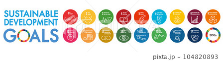 SDGs 17 development goals environment 104820893