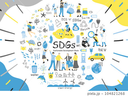 SDGs　持続可能な社会　素材集 104821268