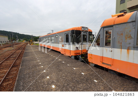 のと鉄道 かつての輪島・蛸島方面の旧のと穴水駅と旧車両 のと鉄道 かつての輪島・蛸島方面の旧のと穴水駅と旧車両 104821863