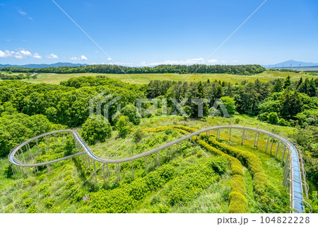 道の駅十三湖高原　展望滑り台 104822228