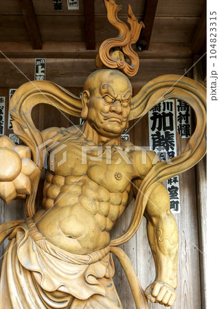 高根山閑心院大山寺仁王門の仁王像【蜜迹金剛】 高根山閑心院大山寺仁王門の仁王像【蜜迹金剛】 104823315