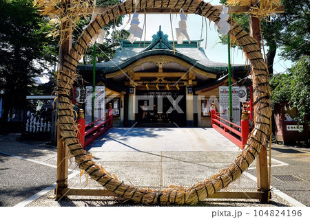 東京都新宿区　須賀神社　夏越の祓 104824196