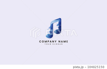 media logo simple blue tone wave sea media logo simple blue tone wave sea 104825150