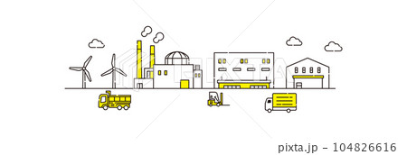 物流 アイコン 風景 物流 アイコン 風景 104826616