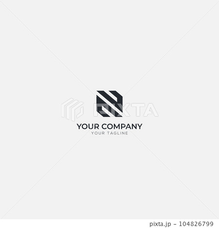 monogram logo N like Z logo design 104826799