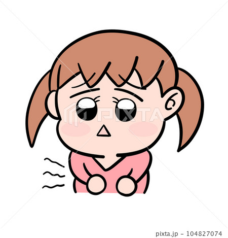 お腹が空いた女の子 104827074