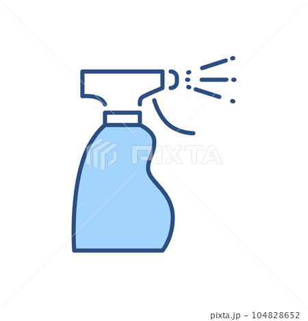 Medical spray disinfector vector icon Medical spray disinfector vector icon 104828652