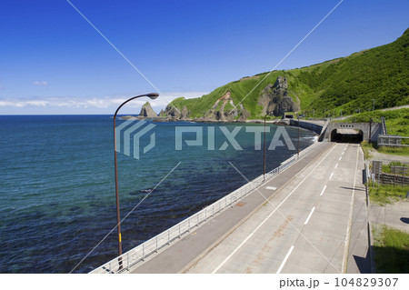 国道229号線の大天狗隧道と積丹トンネル 国道229号線の大天狗隧道と積丹トンネル 104829307