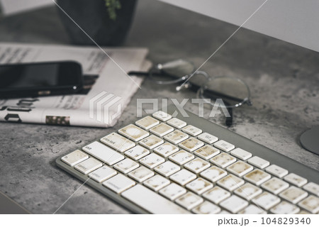 dirty computer keyboard dirty computer keyboard 104829340