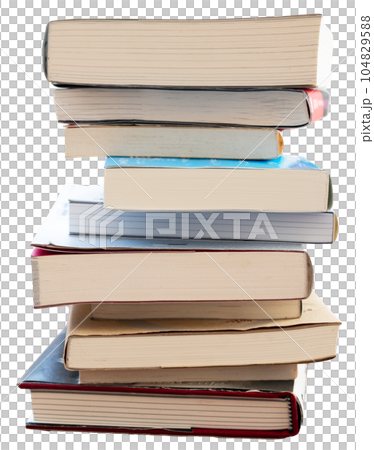 Stacked book clippings Stacked book clippings 104829588