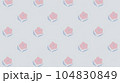 ピンクの花柄の背景 104830849