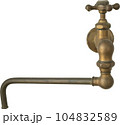 金属のビンテージの蛇口 104832589
