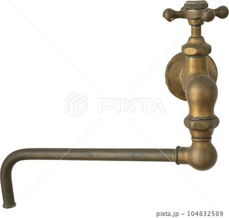金属のビンテージの蛇口 104832589