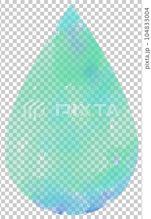 Watercolor of water drop, digital hand painted. Watercolor of water drop, digital hand painted. 104833004