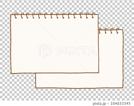 手描きの線のスケッチブック 104833345