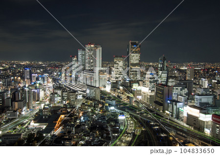 都市夜景　名古屋ステーションビュー 104833650