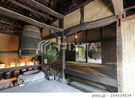 四国村ミウゼアム 河野家住宅主屋(1700年代前半、国指定重要文化財)ISO100 四国村ミウゼアム 河野家住宅主屋(1700年代前半、国指定重要文化財)ISO100 104834634