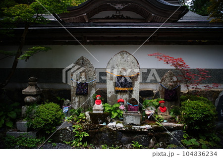 高野山の奥之院の参道の情景 104836234