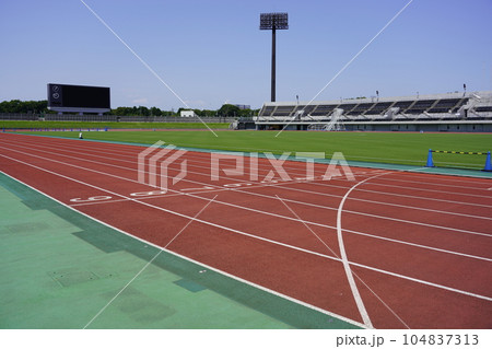 相模原麻溝公園 競技場 スタート・フィニッシュライン 104837313