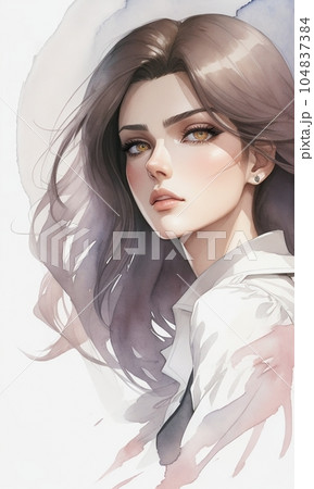 美しい女性（AI生成画像） 104837384