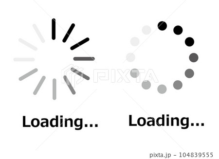 ローディング 104839555