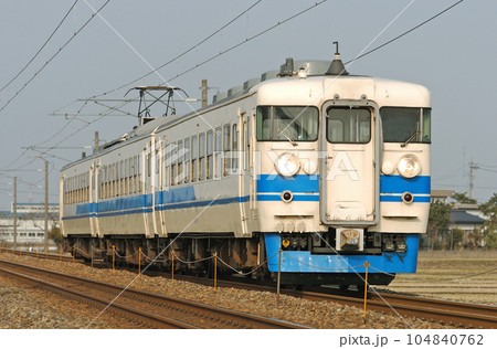 北陸本線 加賀笠間ー美川 JR西日本 475系 A15編成(金沢) 北陸本線 加賀笠間ー美川 JR西日本 475系 A15編成(金沢) 104840762