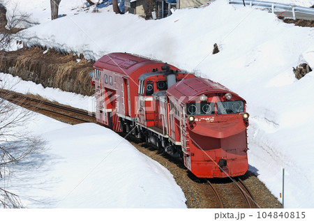 大糸線 中土ー南小谷 JR西日本 DD16-304(糸魚川) 大糸線 中土ー南小谷 JR西日本 DD16-304(糸魚川) 104840815