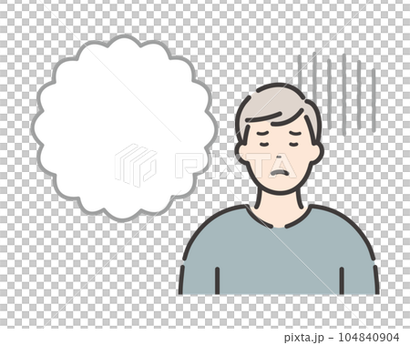 年輕人:表情焦急 年輕人:表情焦急 104840904