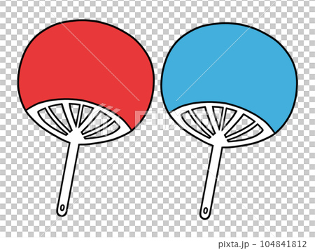 扇子圖(素色) 扇子圖(素色) 104841812