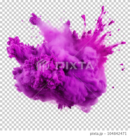 Purple holi paint color powder Illustration AI Generative Purple holi paint color powder Illustration AI Generative 104842471