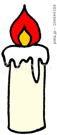 ロウソク 104844189