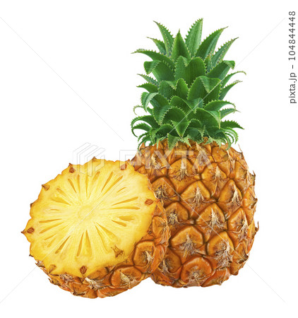 Pineapple isolated on white background Pineapple isolated on white background 104844448