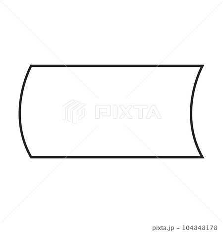Stored data flow chart Shape element for process layout diagram illustration for business and finance 104848178