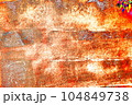 Watercolor wash and brush stroke texture background. grunge strokes of whitewash on cover fabric 104849738