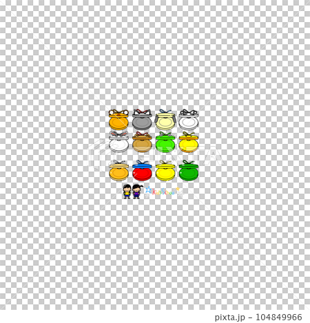 響板簡單圖示風格向量素材集 響板簡單圖示風格向量素材集 104849966