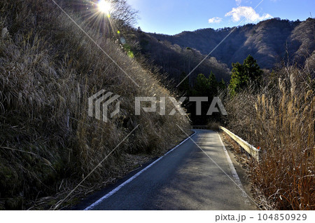 道志山塊の御正体山 細野鹿留林道(菅野林道終点付近)御正体山登山口より峰宮跡展望台 道志山塊の御正体山 細野鹿留林道(菅野林道終点付近)御正体山登山口より峰宮跡展望台 104850929