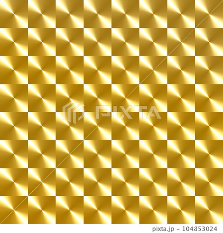 キラキラシール／ホログラムシールのシンプルなパターン背景素材｜金色