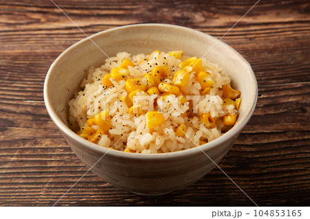 バター醤油のとうもろこしご飯 104853165