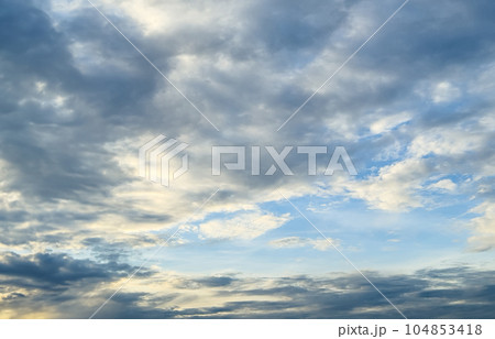 clouds in the blue sky clouds in the blue sky 104853418