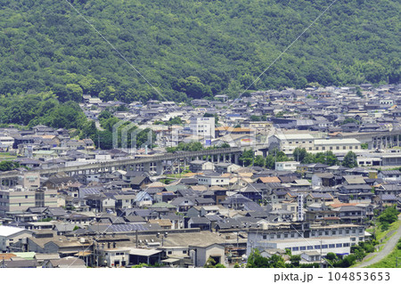 神辺町御領周辺の街並み 広島県福山市 神辺町御領周辺の街並み 広島県福山市 104853653