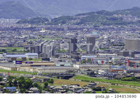 神辺町十九軒屋周辺の街並み　広島県福山市 104853690