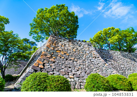 岡山城　大納戸櫓の石垣 104853831