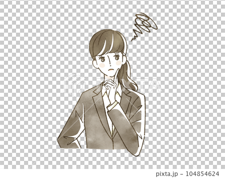 Female, suits, suit 104854624