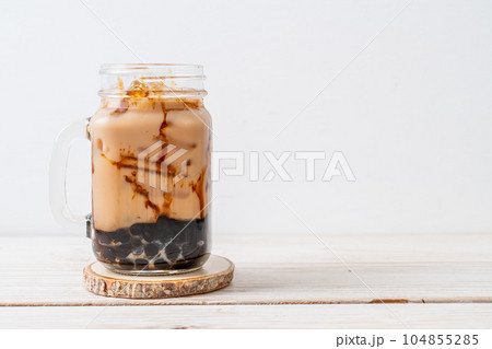Taiwan milk tea with bubble Taiwan milk tea with bubble 104855285
