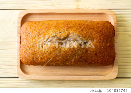 Homemade banana bread sliced Homemade banana bread sliced 104855745