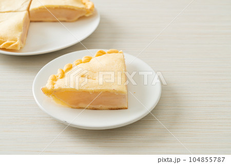 Toddy palm pies on plate 104855787