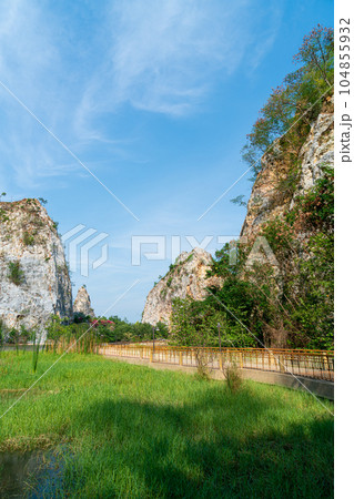 Khao Gnu Stone Park in Thailand Khao Gnu Stone Park in Thailand 104855932
